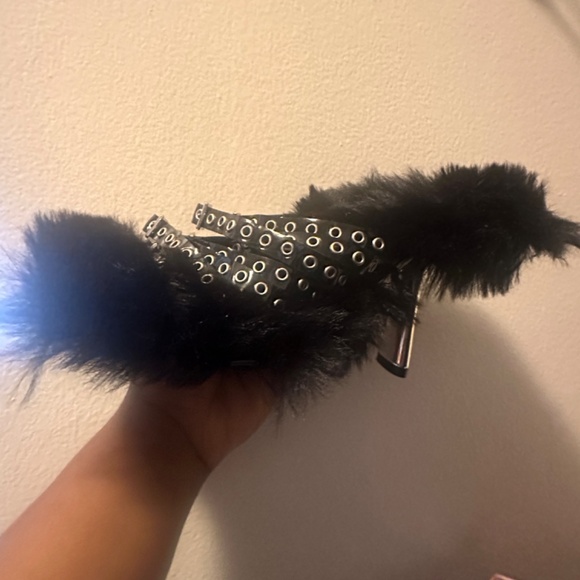 Jeffrey Campbell Fuzz Out Slide Sandal - Picture 3 of 6